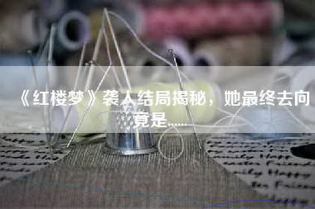 《红楼梦》袭人结局揭秘，她最终去向竟是......