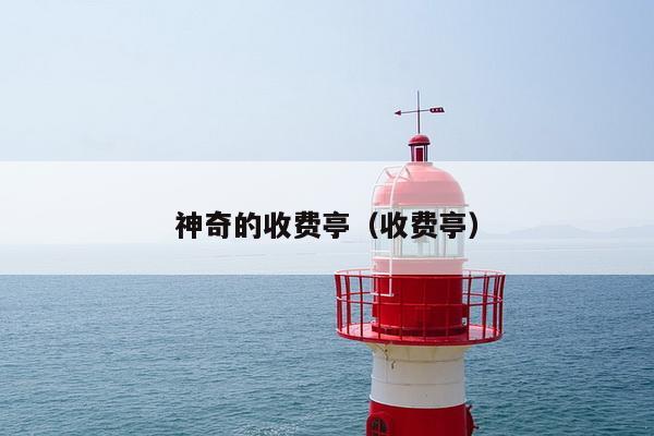 神奇的收费亭（收费亭）