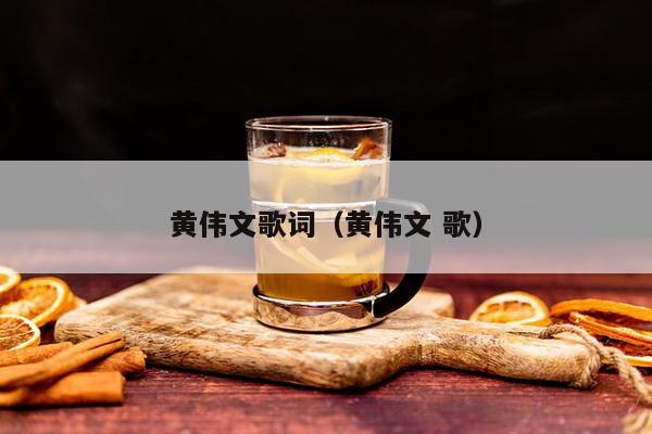 黄伟文歌词（黄伟文 歌）