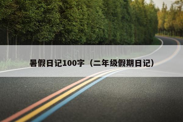 暑假日记100字（二年级假期日记）