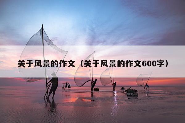 关于风景的作文（关于风景的作文600字）