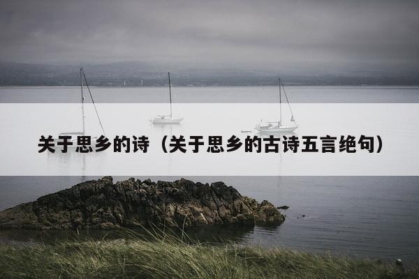 关于思乡的诗（关于思乡的古诗五言绝句）